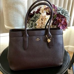 Coach Burgundy Tote